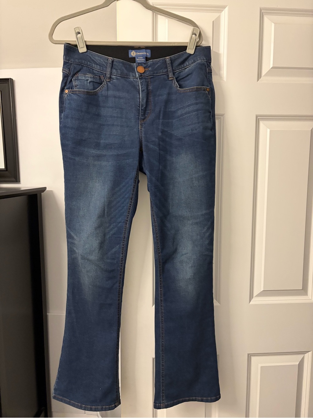 Democracy Women's Dark Blue Boot cut Jeans